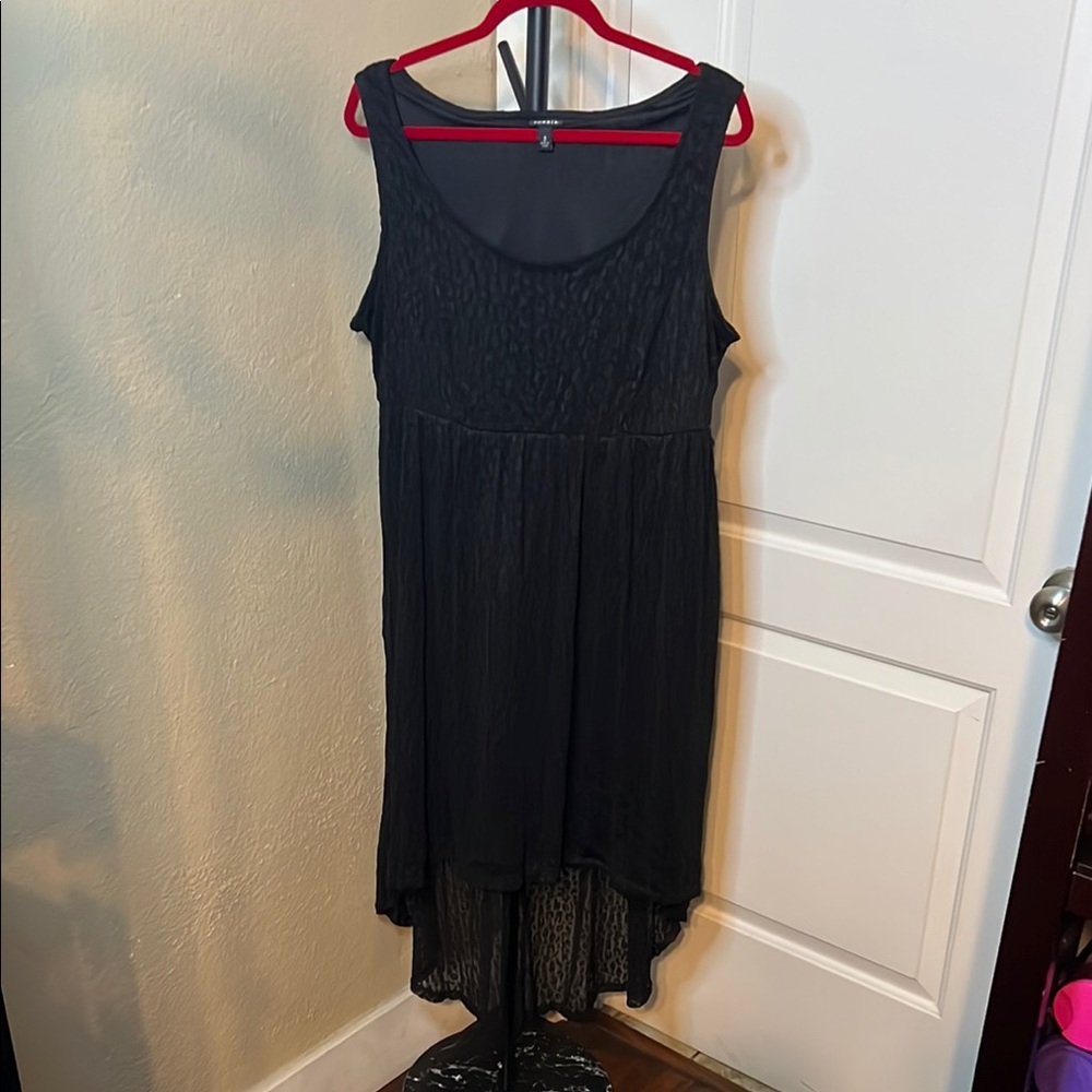 Torrid Black Sleeveless High Low Sundress